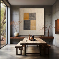 Porcelain Range 02 — Textured Wabi-Sabi Wall Art
