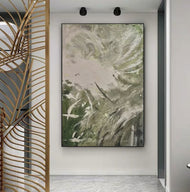 Raw Contour — Textured Wabi-Sabi Wall Art