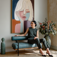 Quiet Gesture — Sculptural Textured Wall Art