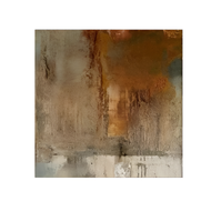 Warm Earth Tone Abstract Painting
