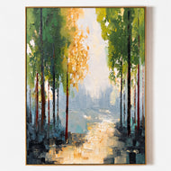 Alpine Aura — Color Abstract Wall Art
