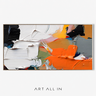 Veiled Surface — Color Abstract Wall Art