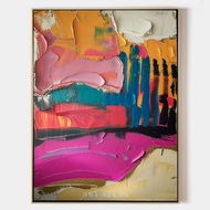 Organic Cascade 02 — Color Abstract Wall Art