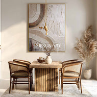 Taupe Valley — Modern Bohemian Wall Art