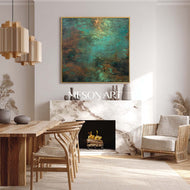 Coral Aura 02 — Color Abstract Wall Art