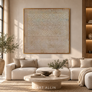 Vivid Matrix 02 — Textured Wabi-Sabi Wall Art