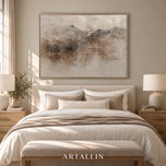 Veiled Matrix — Textured Wabi-Sabi Wall Art