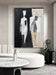 Organic Study — Black & Ivory Figurative Minimalist Wall Art