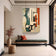 Elemental Sequence — Teal & Rust Textured Wabi-Sabi Wall Art