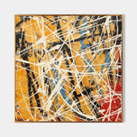 Coral Aura Textured Abstract Painting — ART ALL IN AA-9008