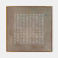 Washed Archive — Textured Square Wall Art | AA-9271
