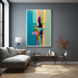 Golden Gesture — Contemporary Abstract Wall Art