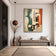 Elemental Sequence — Teal & Rust Textured Wabi-Sabi Wall Art