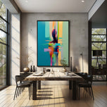 Golden Gesture — Contemporary Abstract Wall Art