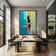 Golden Gesture — Contemporary Abstract Wall Art