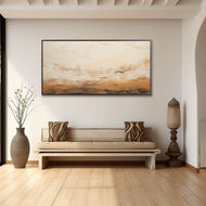 Drifting Surface — Textured Wabi-Sabi Wall Art