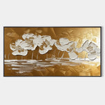 Golden Shore — Sculptural Textured Wall Art