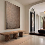 Drifting Bloom 04 — Textured Wabi-Sabi Wall Art
