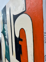 Elemental Sequence — Teal & Rust Textured Wabi-Sabi Wall Art
