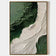 Pale Contour — Green Color Abstract Wall Art