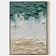 Tactile Movement — Teal & Ivory Textured Color Abstract Wall Art