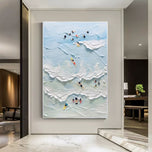 Silver Relief — Sculptural Textured Wall Art