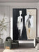 Organic Study — Black & Ivory Figurative Minimalist Wall Art
