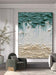 Tactile Movement — Teal & Ivory Textured Color Abstract Wall Art