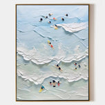 Silver Relief — Sculptural Textured Wall Art