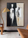 Organic Study — Black & Ivory Figurative Minimalist Wall Art