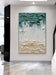 Tactile Movement — Teal & Ivory Textured Color Abstract Wall Art