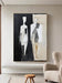 Organic Study — Black & Ivory Figurative Minimalist Wall Art