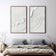 Cobalt Terrain 02 — Panoramic Textured Wall Art Set