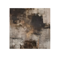 Distressed Earth Tone Abstract Painting