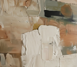 Warm Abstract Expressionist Painting | Rust & Terracotta Earth Tone Canvas | Modern Farmhouse Texture Art - Custom Frame Options