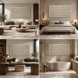 Golden Interval — Textured Wabi-Sabi Wall Art