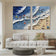 Radiant Matrix — Blue Coastal Set of 2 Wall Art