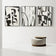 Airy Current — Black & White Abstract Set of 3 Wall Art