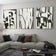Airy Current — Black & White Abstract Set of 3 Wall Art