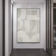 Misted Axis 02 — Textured Wabi-Sabi Wall Art