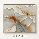 Oat Drift 02 — Sculptural Textured Wall Art