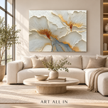 Oat Drift 02 — Sculptural Textured Wall Art