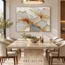 Oat Drift 02 — Sculptural Textured Wall Art