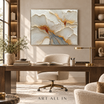 Oat Drift 02 — Sculptural Textured Wall Art