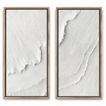 Cobalt Terrain 02 — Panoramic Textured Wall Art Set