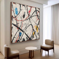 Veiled Valley Textured Abstract Painting — ART ALL IN AA-9009