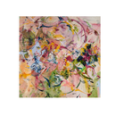 Vibrant Pink and Green Abstract Canvas Art