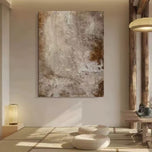 Wabi-Sabi Rustic Textured Abstract Art