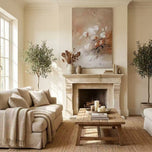 Minimalist Black & White Horizontal Texture Art | High Contrast 3D Impasto Relief Painting | Architectural Statement Canvas - Custom Frame Options