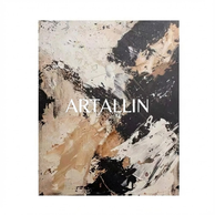 Dynamic Abstract Expressionist Painting | High Contrast Black, White & Khaki Art | Action Painting Splatter Canvas - Custom Frame Options